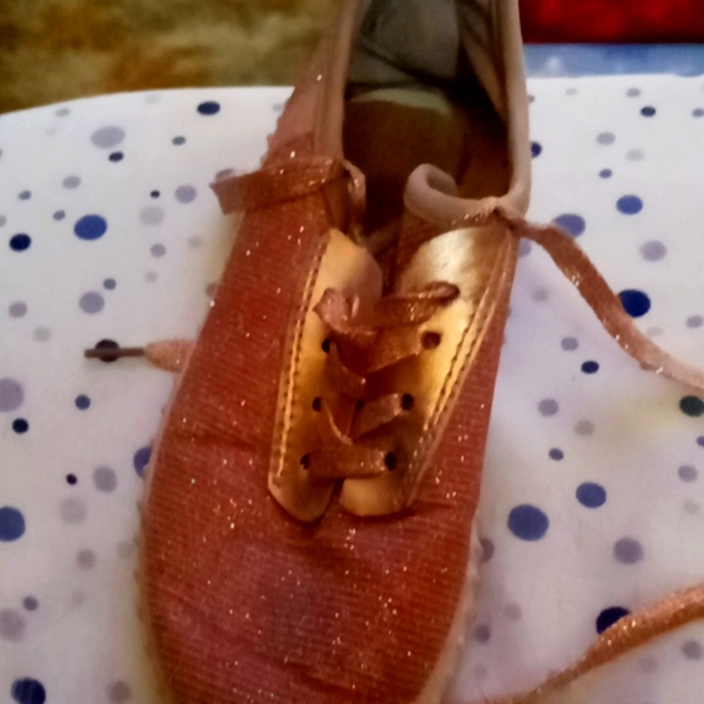 Gold Kids Shoes